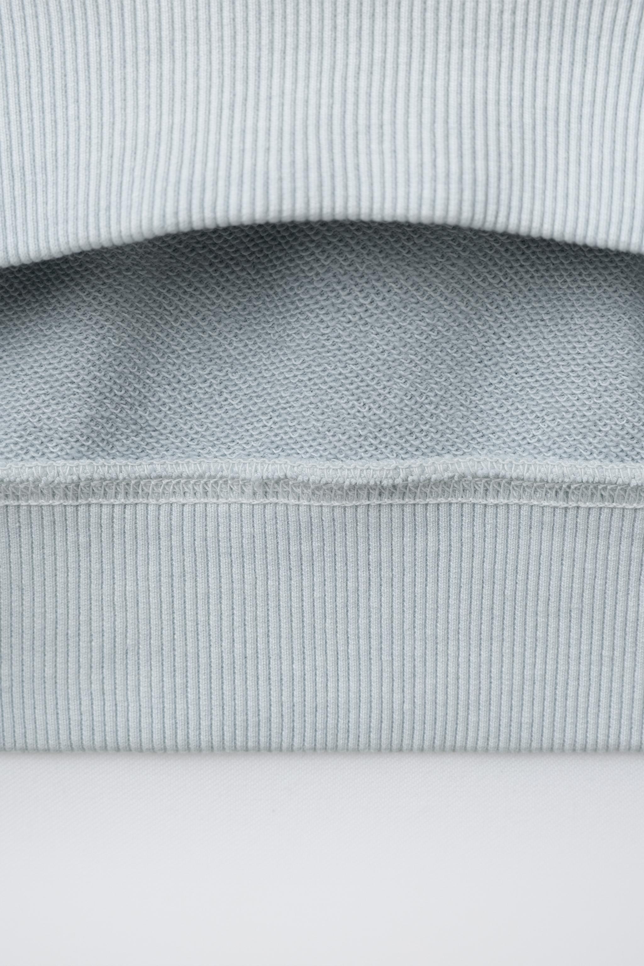 GARMENT-DYED PLAIN SWEATSHIRT